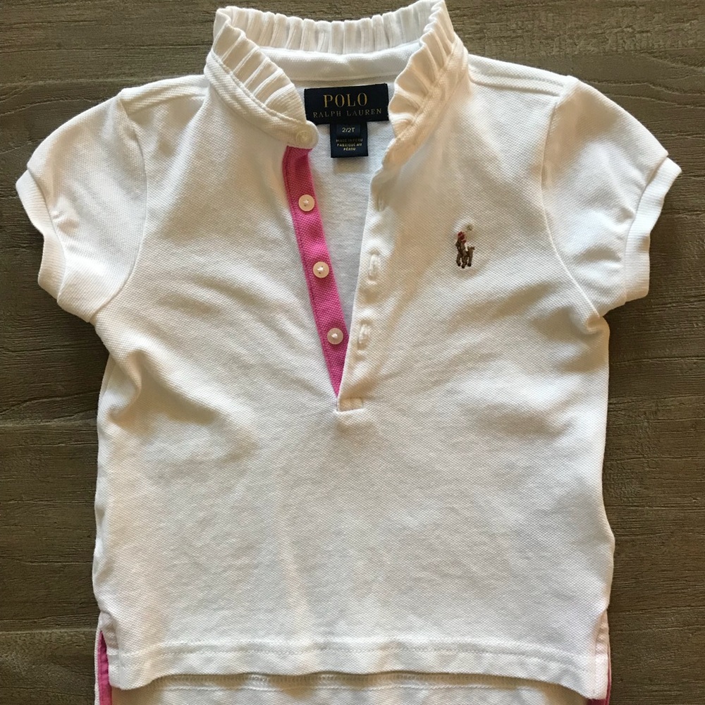 Polo Ralph Lauren white polo - 2t